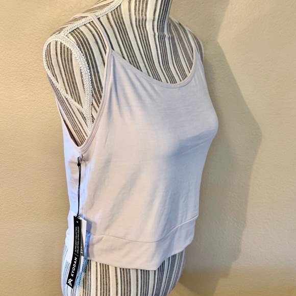 NWT Tank Top Large Kyodan Lounge Ultra Soft Collection Pale Lavender Stretch - Picture 4 of 12